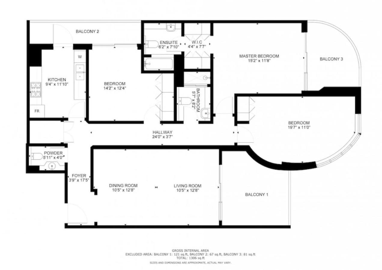 Apartment The Zen Tower - Peace Three Bedroom *